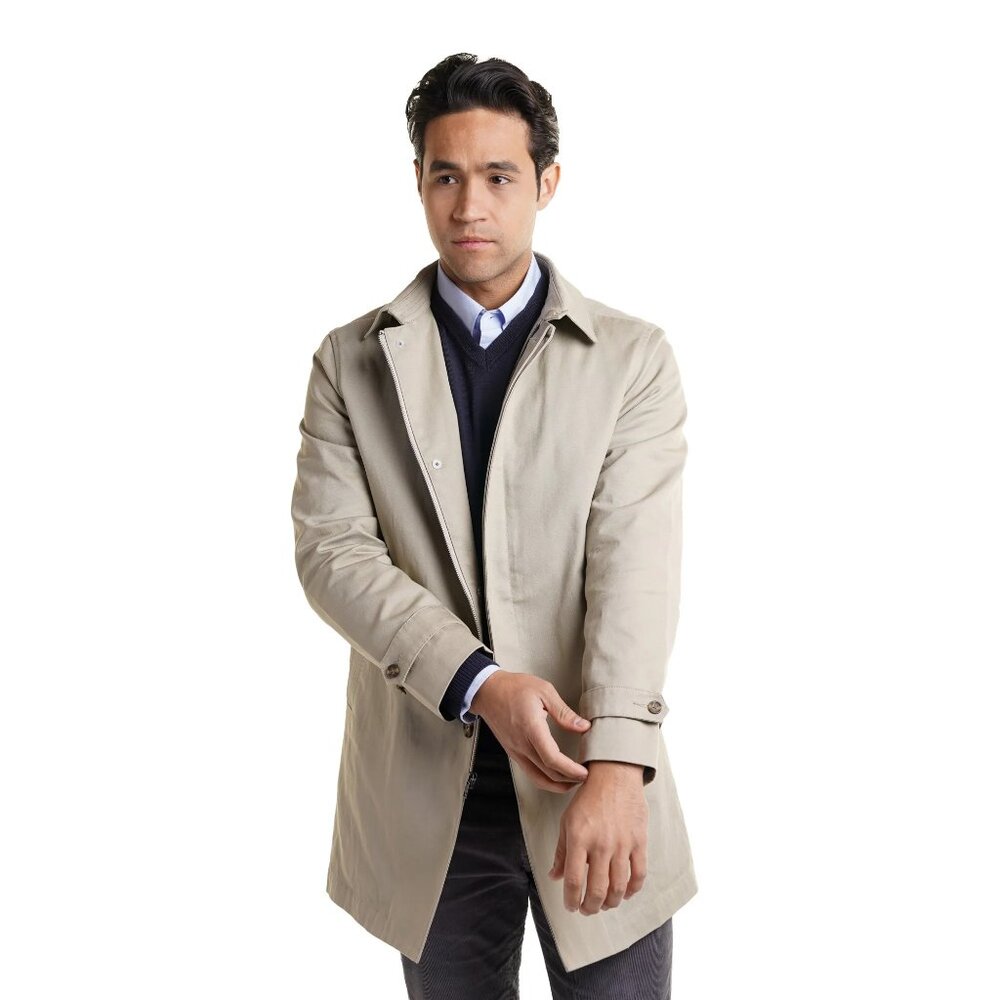 Peter Manning Carnegie Coat - Tan, Size 2X